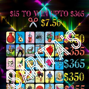 Loteria Mexicana Board pyp 15 to win upto 365