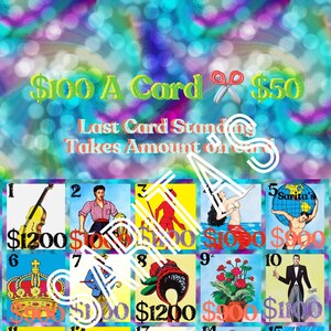 Loteria Mexicana Board Risky Loteria Edition colorful board