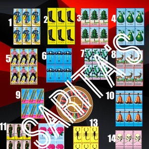Loteria Mexicana Board Shuffle Roulette Rad Thema