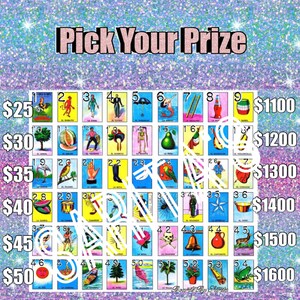 Loteria Mexicana alle 54 Karten großen Baller pyp