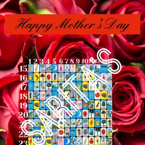 Loteria Mexicana Happy Mothers Day Big Board