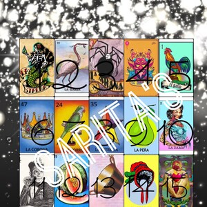 Loteria mexicana Board anders als normale Karten Spaß Art und Weise zu spielen 20 Karten