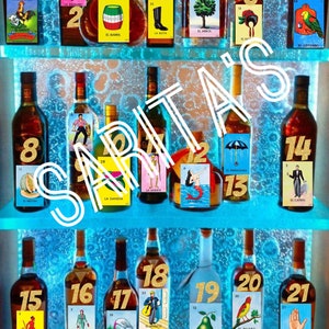 21 bottle Loteria mexicana Board