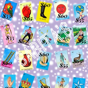 Loteria mexicana board pyp pick your prize