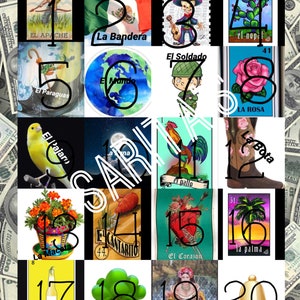 Fun Loteria mexicana 20 carte conseil différentes images que loteria normale fun nouvelle façon de jouer