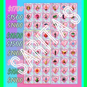 Loteria Mexicana High roller pink valentines
