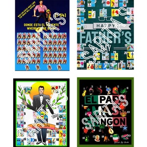 Loteria Mexicana Board Card 4 Boards Bundle fathers day dia de los padres