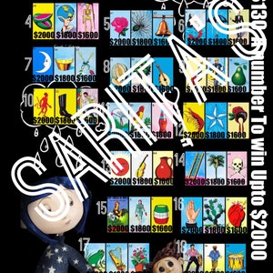 Loteria Mexicana Board Risky Loteria Big Baller Board