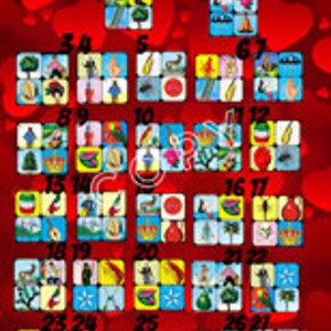 Loteria Herzen Valentines