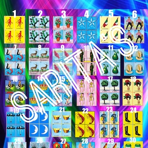 Baraja Roulette Loteria Mexicana Junta 30 números