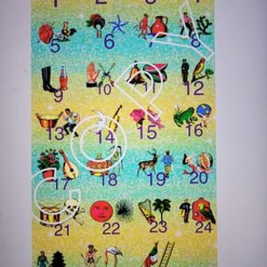 planche de loteria translucide à double image