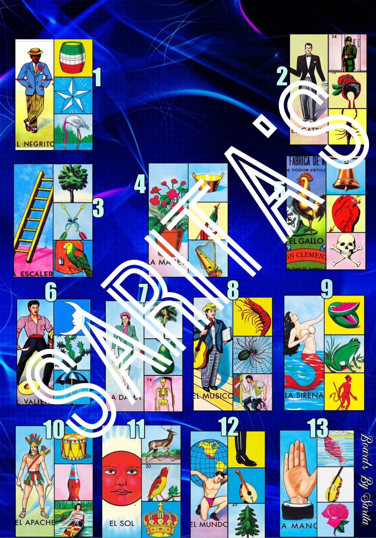 Loteria Cards Pdf Printable - Il Fullxfull.3234185766 B37a 
