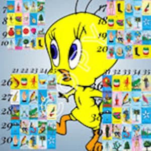 Loteria Board tweety Thema