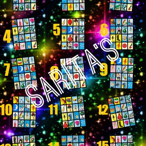 Bunte Loteria mexicana Board