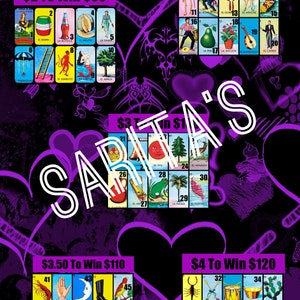 Herz-Thema Loteria Mexicana pyp Wählen Sie Ihren Preis