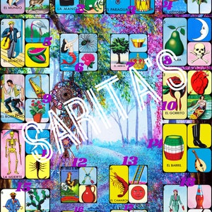 Loteria mexicana Board Dreamcatcher beautifl bunte 18 Zahlen keine Doppelgänger