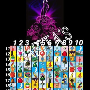 Selena Loteria mexicana board