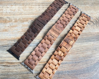 Personalised Fitbit Versa 4 Fitbit Sense 2 Watch Band, Engraved Wooden Watch Band for Google Pixel 1/2/3 Fitbit Versa 2/3