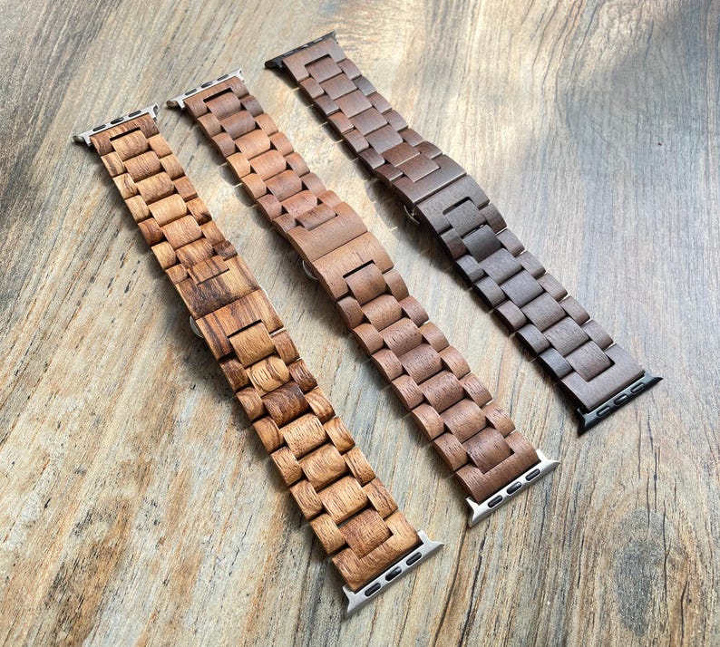 Personligt Fitbit Versa 4 Fitbit Sense 2 Klockarmband, Graverat Träklockarmband för Google Pixel 1/2/3 Fitbit Versa 2/3 bild 8
