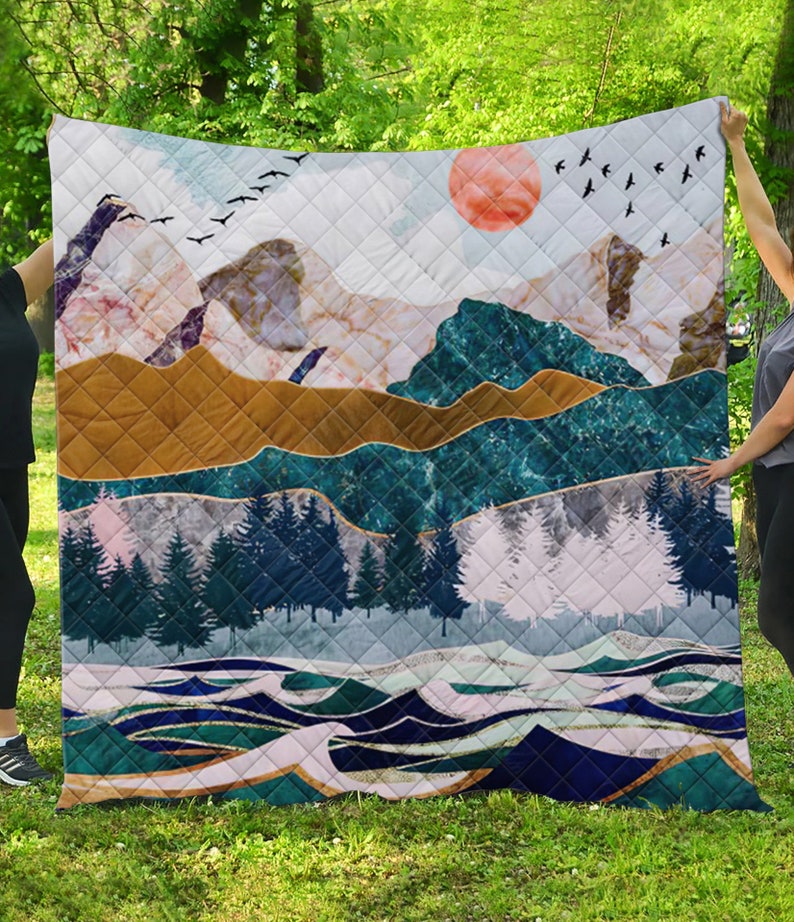 Custom Photo Quilt Personalized Photo Quilt Quilt Picture Etsy