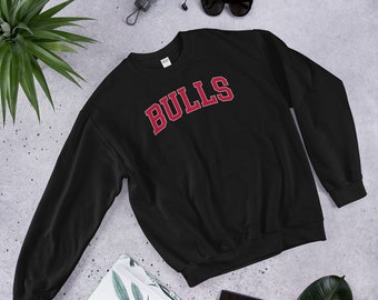 retro bulls sweatshirt