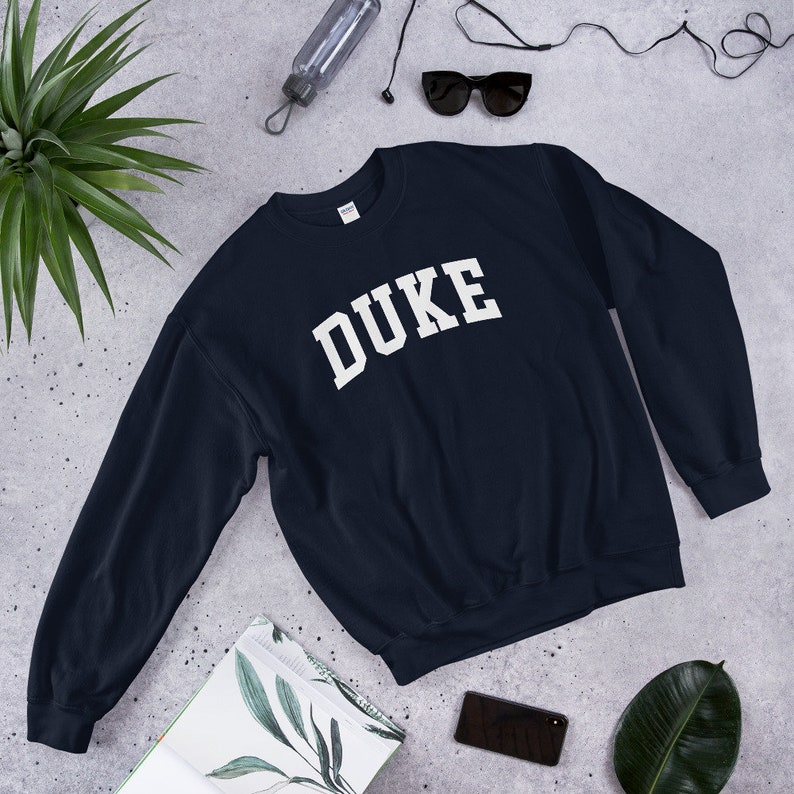 Duke University Sweatshirt USA College Classic Crewneck Etsy