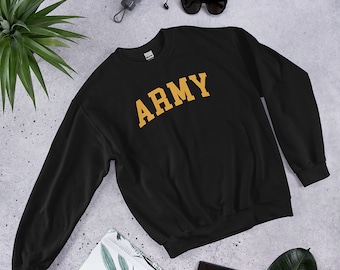 Elite Fan Shop Military Crewneck Sweatshirt