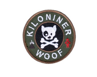 mini dog & crossbones jungle morale patch