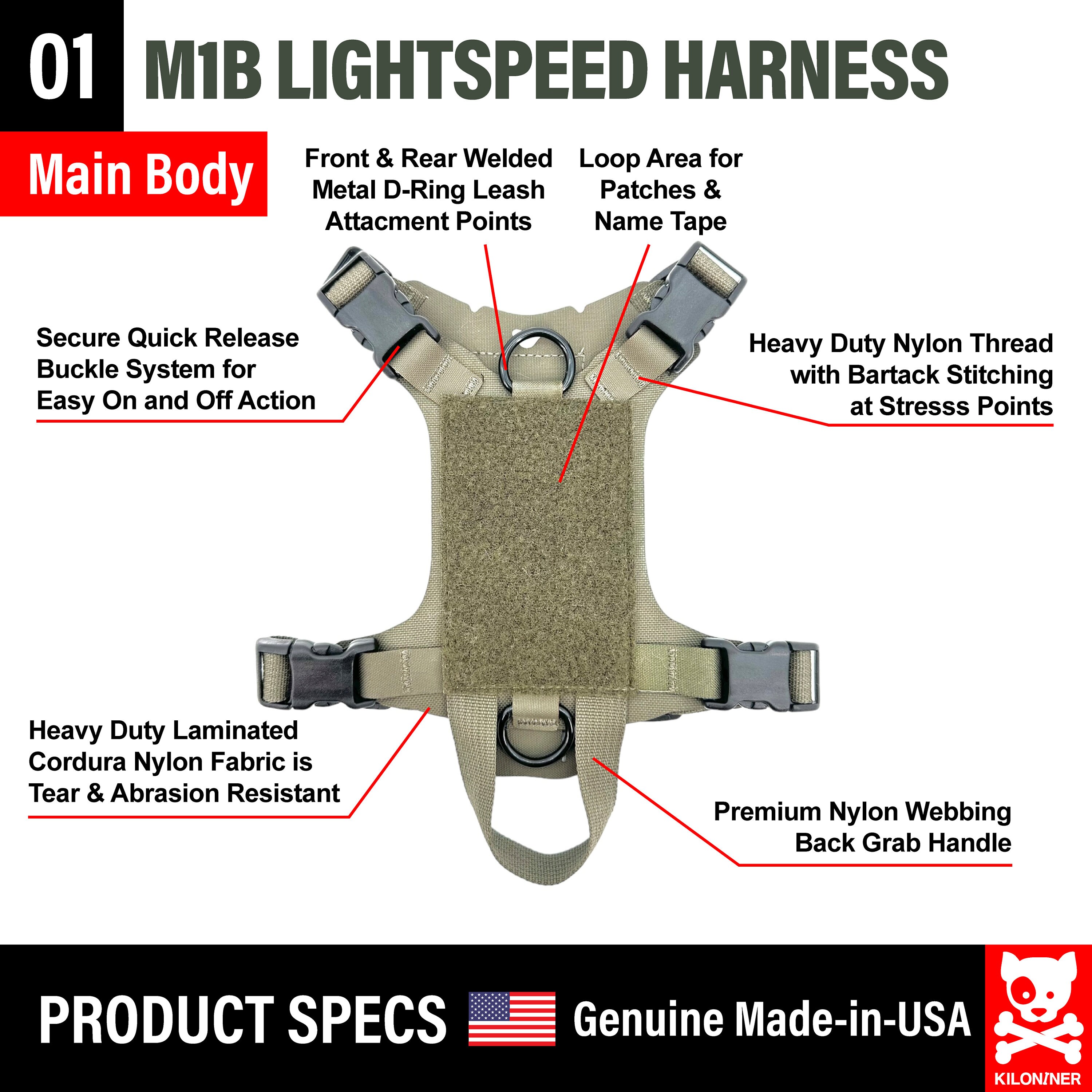 K9R - M1 Lightspeed Harness for Cats - Etsy