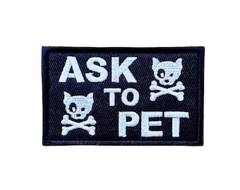 mini dog & crossbones pt morale patch