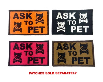 mini dog & crossbones pt morale patch