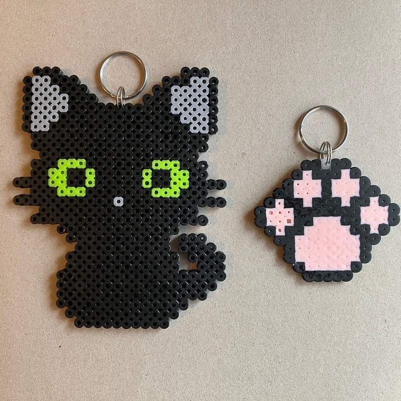 Perler Bead Cat - Etsy
