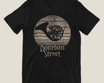Bourbon Street, New Orleans t-shirt, mens city tee, Nola t-shirt, woman's city tee