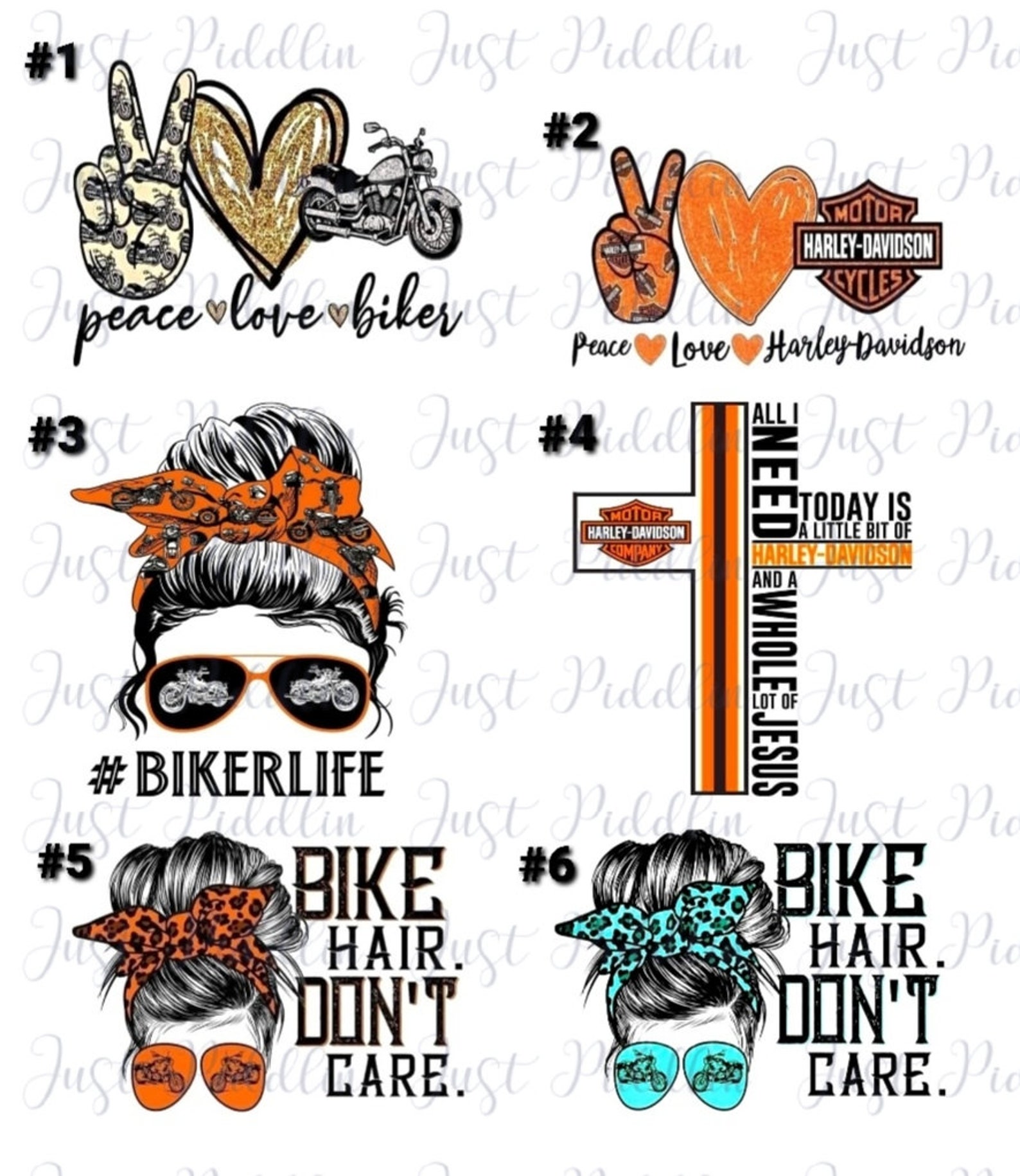 Motorcycle Waterslide Decals Etsy