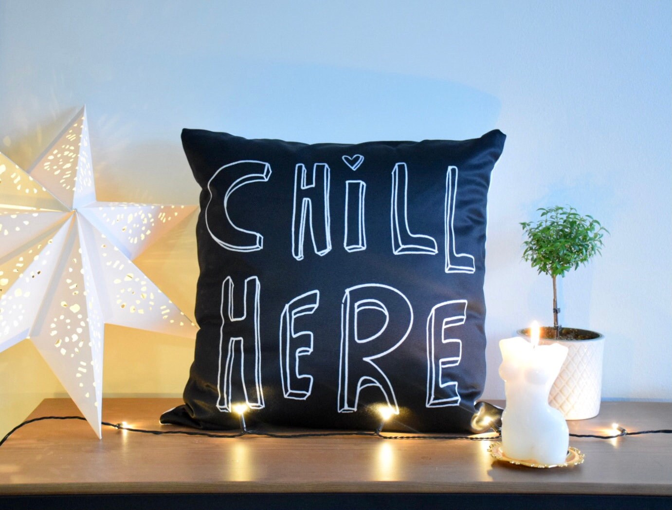 Chill here pillow hotsell