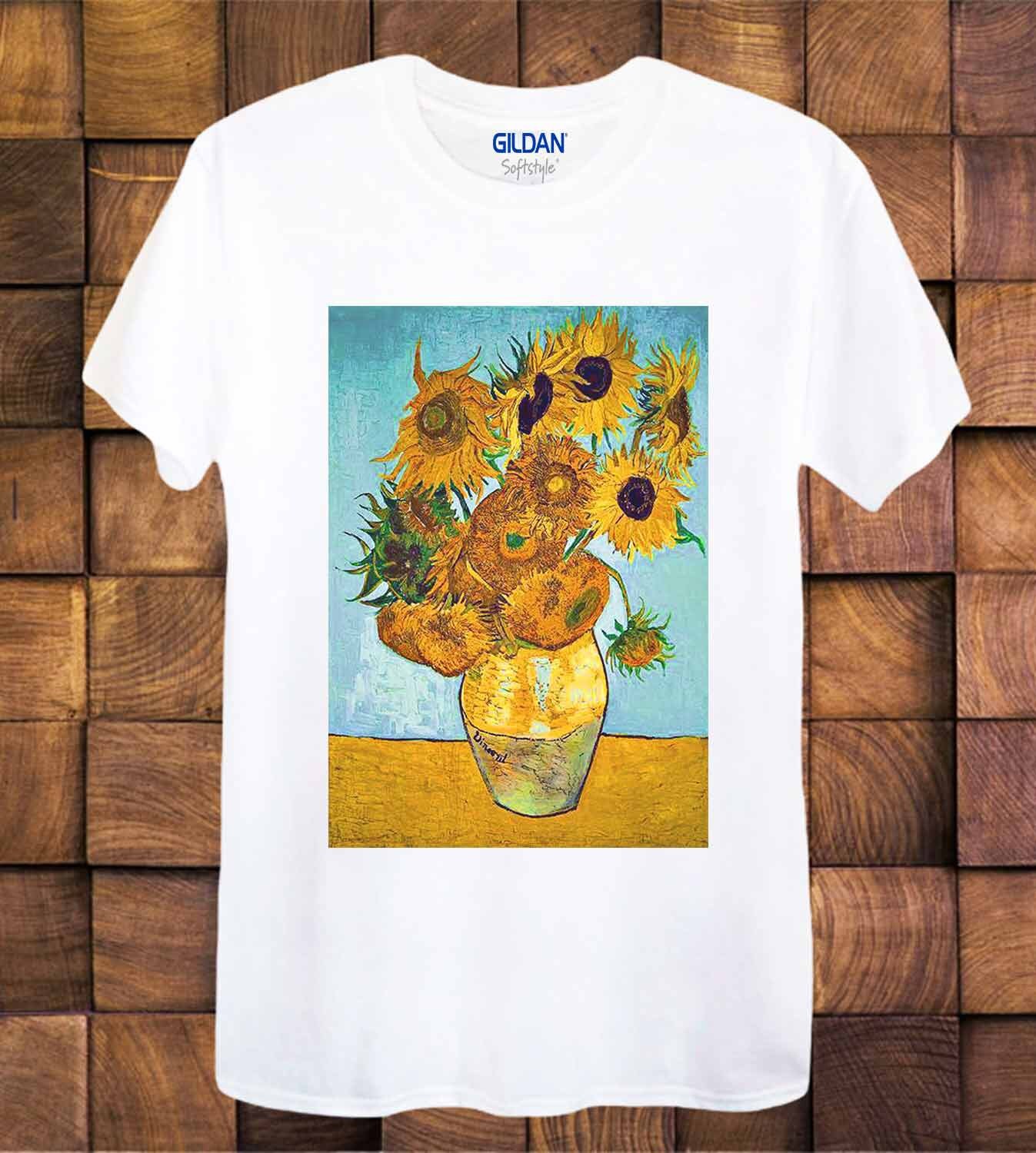 Sunflowers Van Gogh T Shirt Classical Art Flowers Vintage Etsy