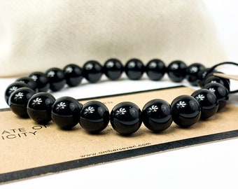 Premium Black Tourmaline Bracelet | Tourmaline Bracelet For Women and Men | Black Crystal Bracelet | 6 mm & 8 mm Size Beads