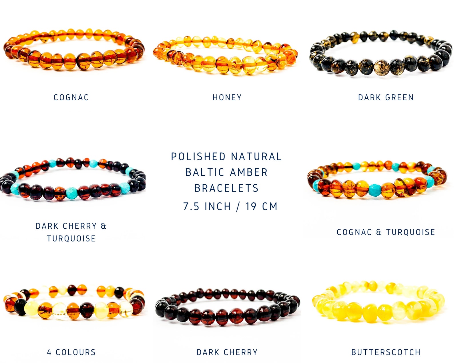 Handmade Amber Bracelets Trendy Amber Bracelets Unisex Etsy