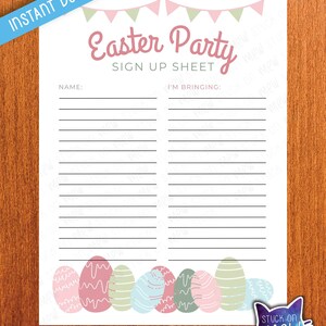 Printable Easter Party Sign up - Il 300x300.4786365323 81py