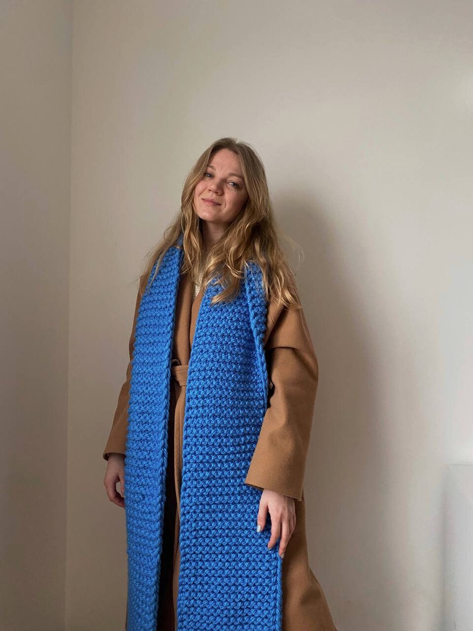 Extra Long Scarf, Luxurious Oversized Chunky Knit Scarf, Neck Warmer ...