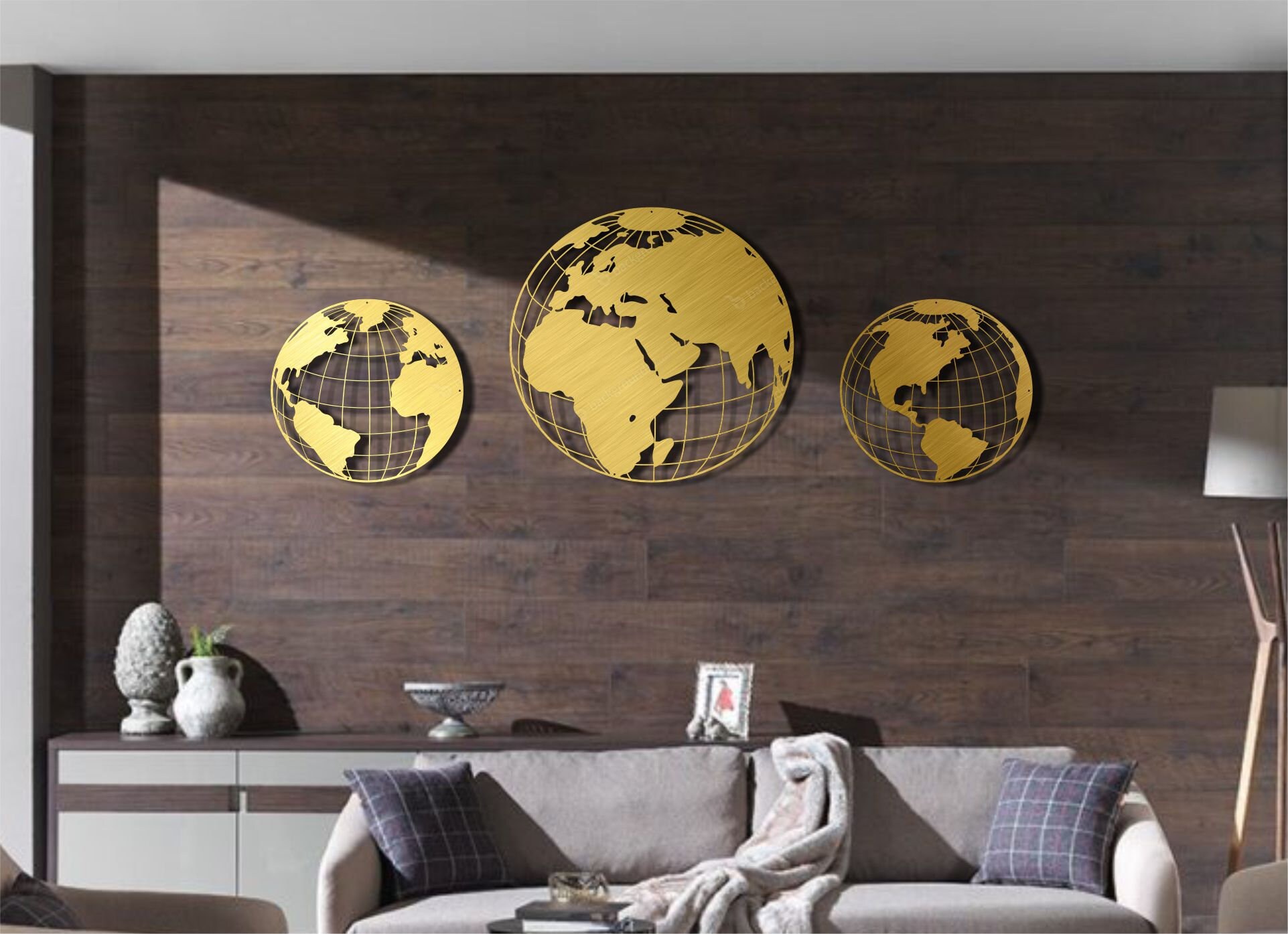 Metal World Map Globes World Map Metal Wall Art Modern Wall Etsy