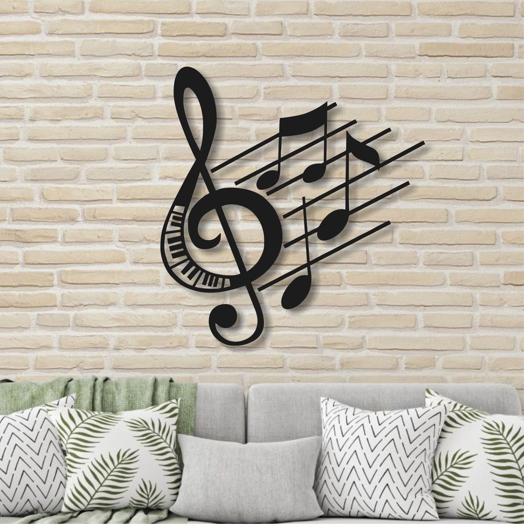 Music Notes Wall Decor, Music Metal Wall Decor, Music Art Music Lover