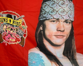GUNS N ROSES 90's Flag Vintage / Axl Rose - Etsy Canada