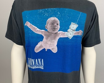 NIRVANA 90's T-Shirt vintage / Kurt Cobain / Nevermind