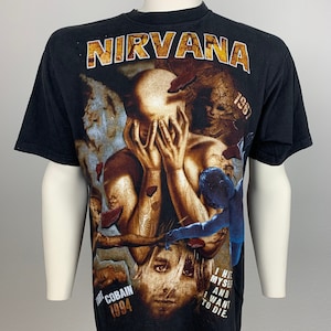 Vintage 200s Nirvana Nevermind Band Bootleg Tshirt - Etsy
