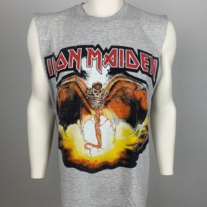IRON MAIDEN 1992 T-Shirt Vintage / Sleeveless / Fear Of The Dark