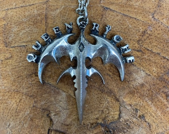 QUEENSRYCHE 1990 Pendant Vintage / Necklace