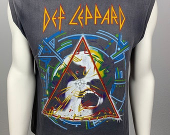 DEF LEPPARD 1987 Sleeveless T-shirt Vintage - Etsy