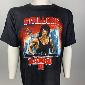 RAMBO 1987 T-Shirt Vintage / Film T-Shirt / Rambo III / Stallone