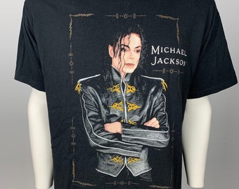 Vintage 80s 90s Pop Music Clothing Michael Jackson Men Size Large